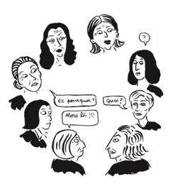 Marjane Satrapi – uit ‘kruissteekjes’ – 2006